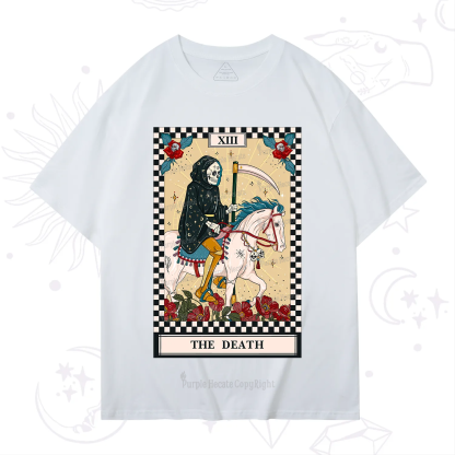 Purplehecate The Death Tarot Skeleton T-Shirt