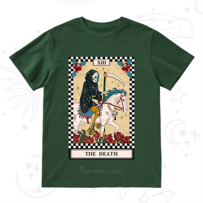 Purplehecate The Death Tarot Skeleton T-Shirt