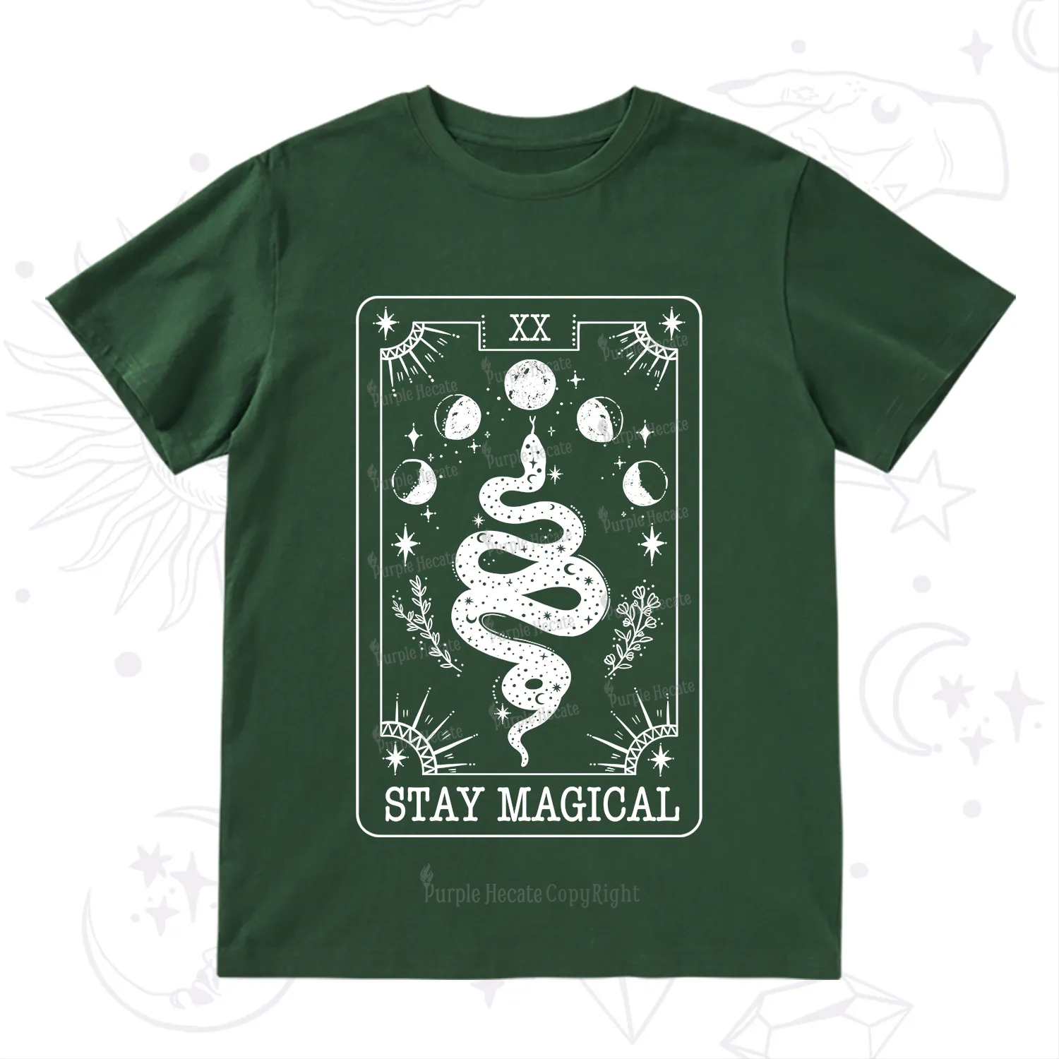 Purplehecate The Stay Magical Tarot T-Shirt