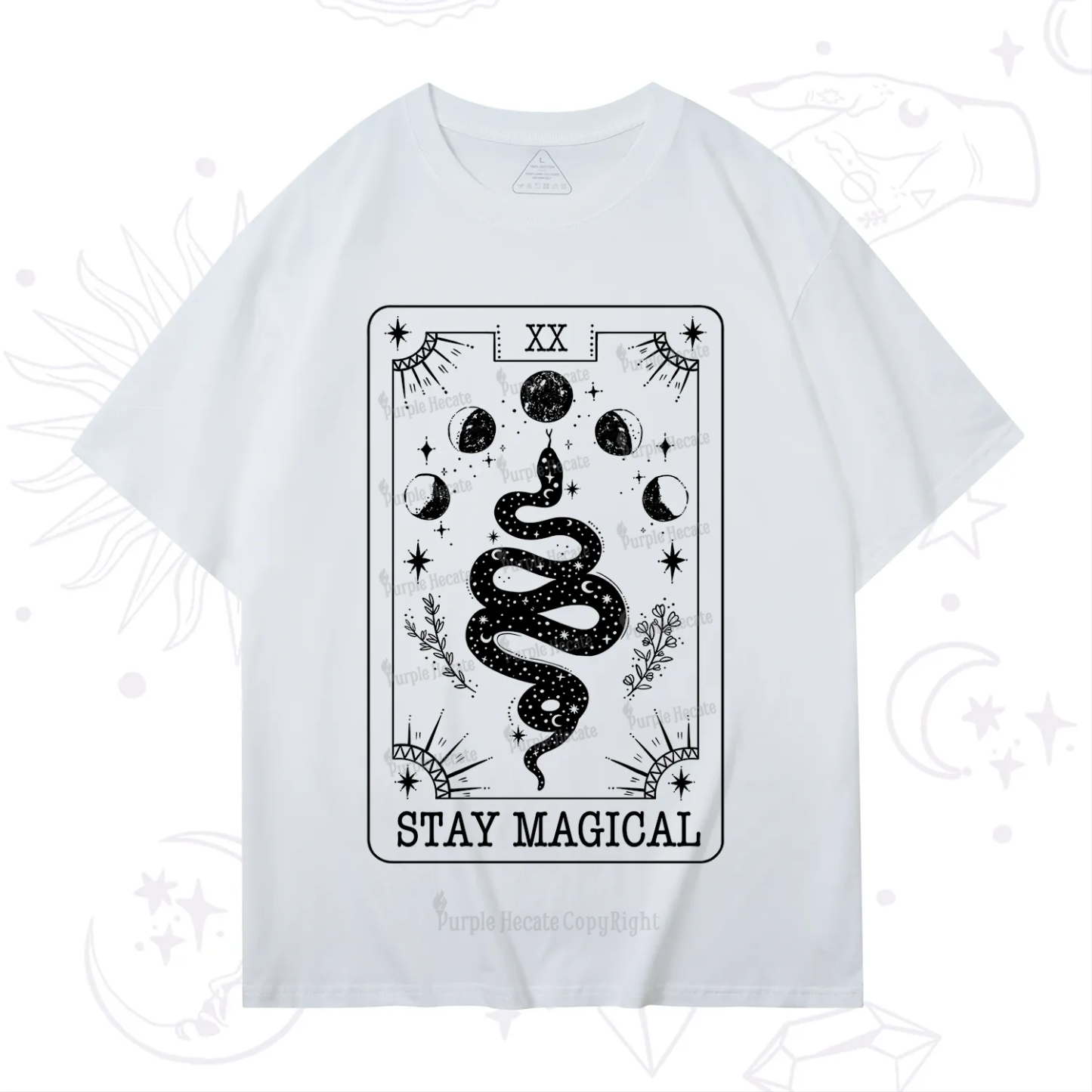 Purplehecate The Stay Magical Tarot T-Shirt