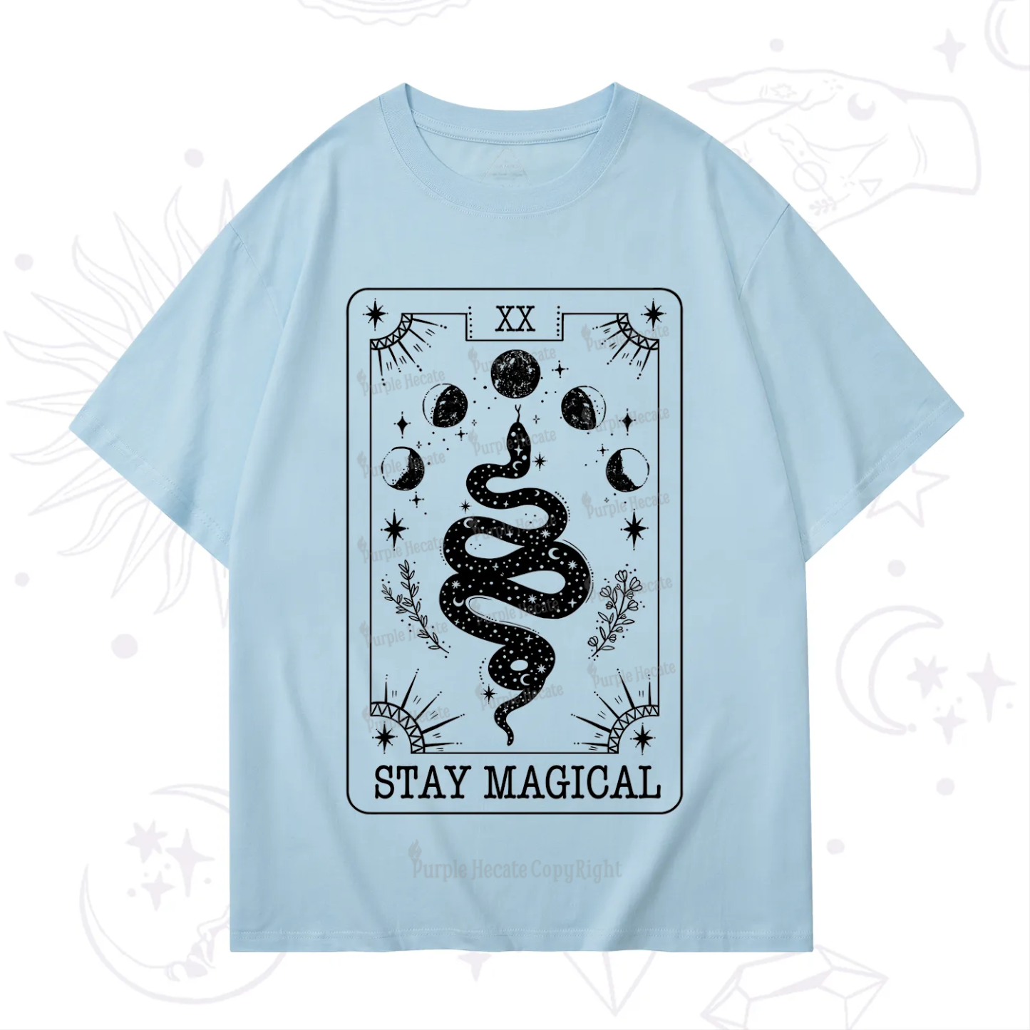 Purplehecate The Stay Magical Tarot T-Shirt