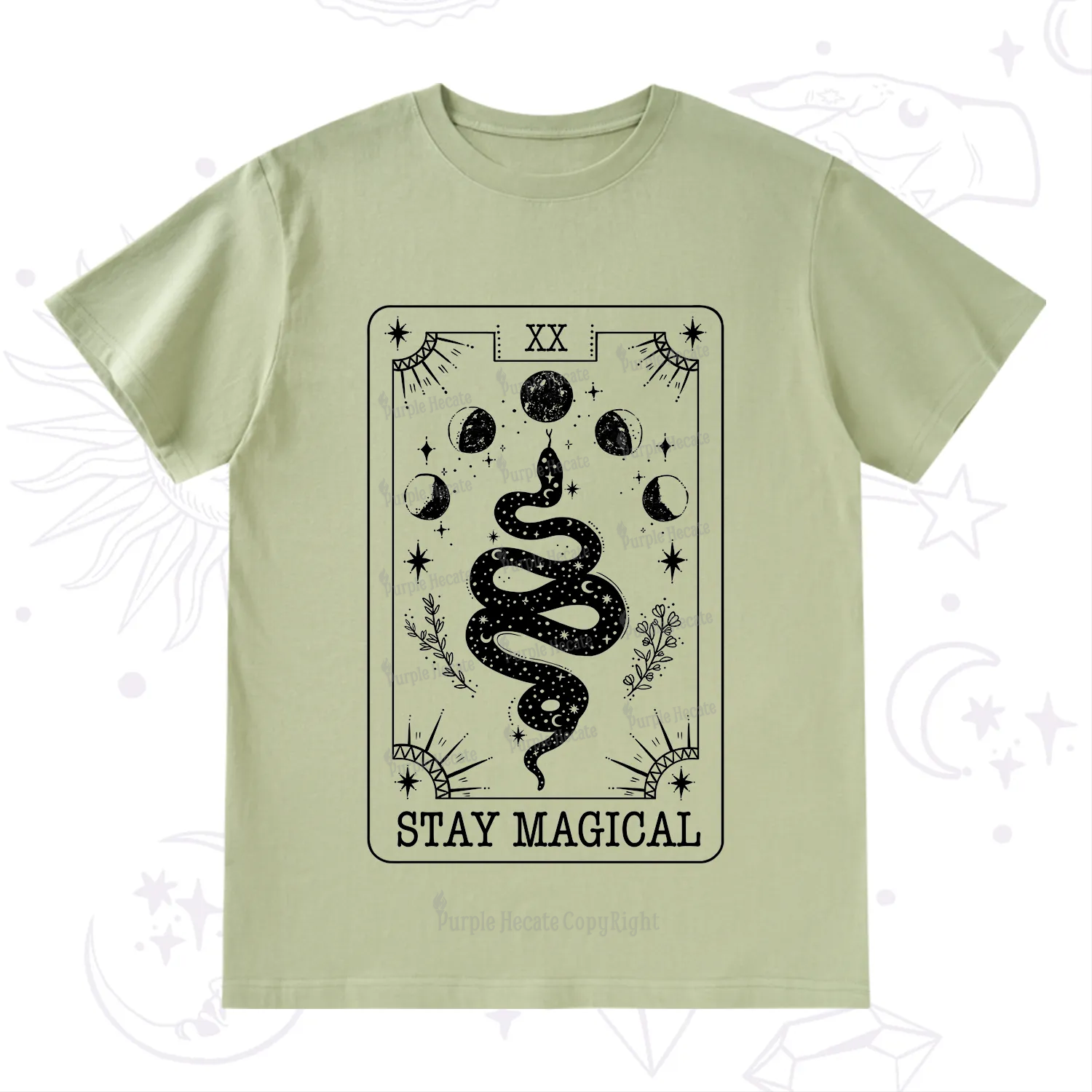 Purplehecate The Stay Magical Tarot T-Shirt