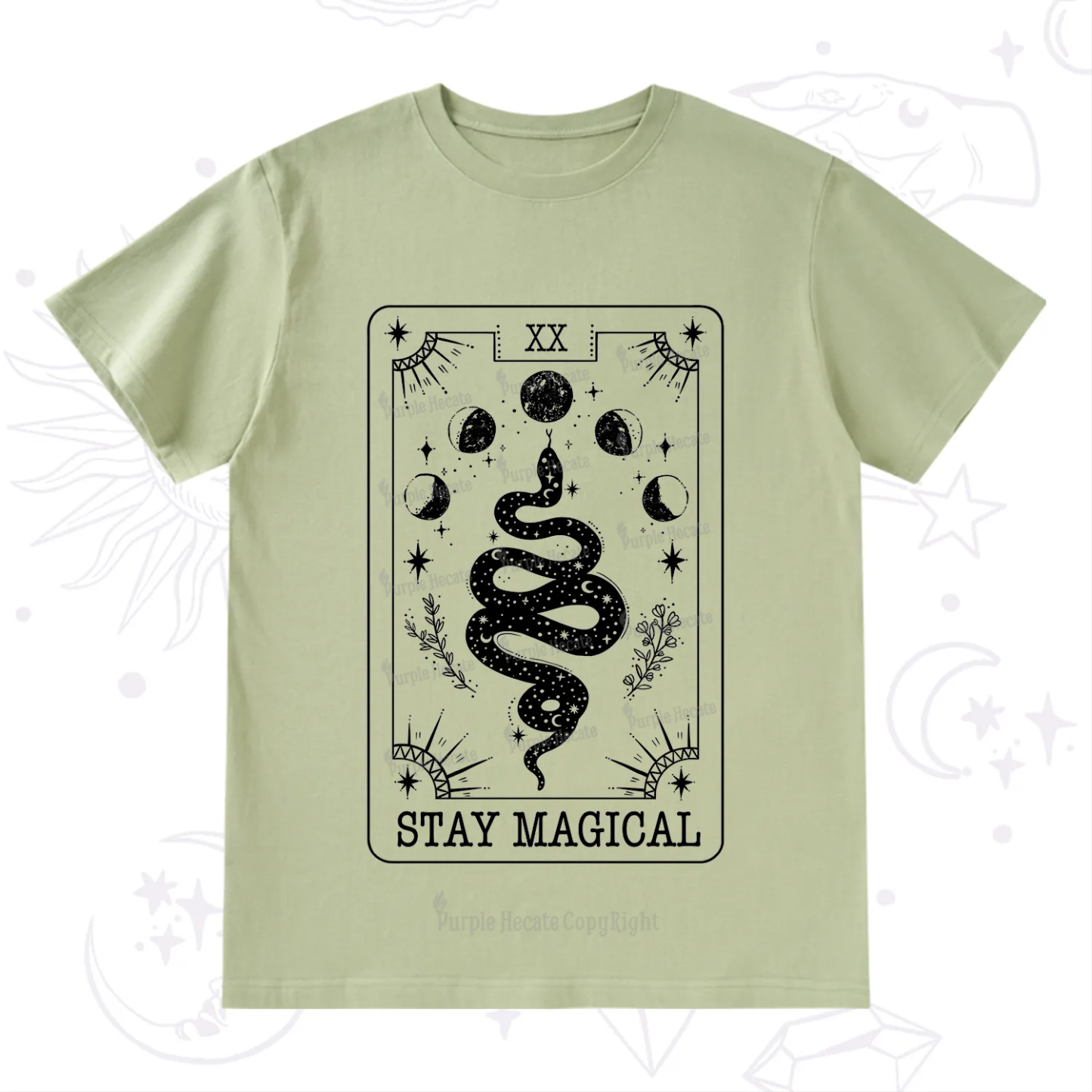 Purplehecate The Stay Magical Tarot T-Shirt