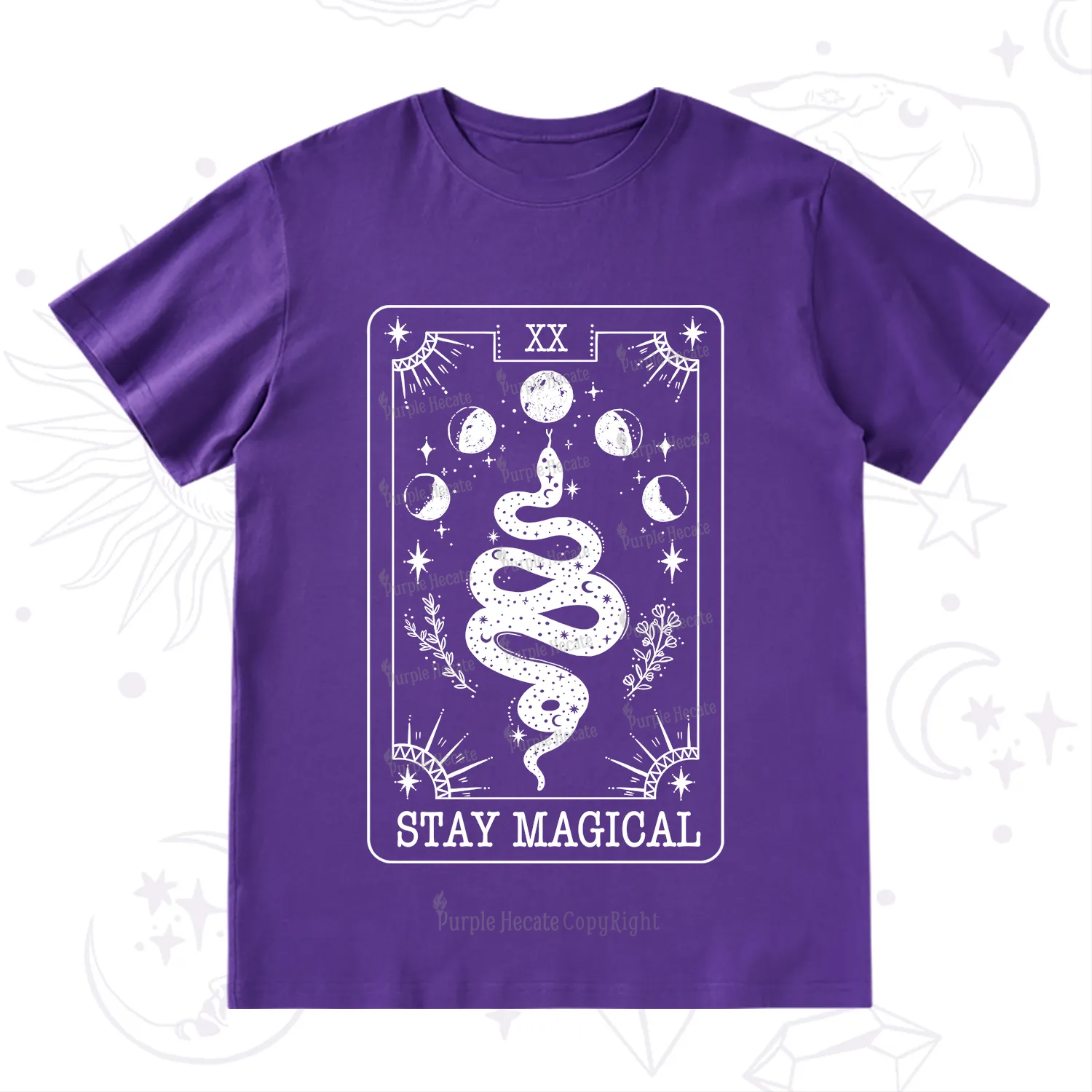 Purplehecate The Stay Magical Tarot T-Shirt