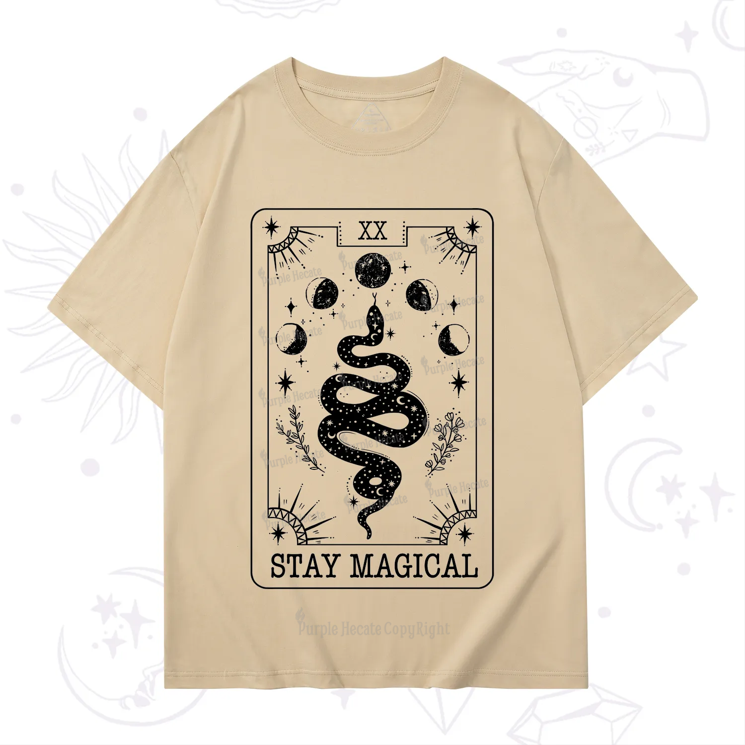 Purplehecate The Stay Magical Tarot T-Shirt