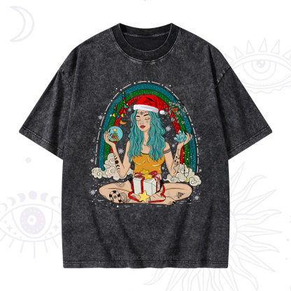 Purplehecate Christmas I'm The Queen Of All My Dreams Washed T-Shirt