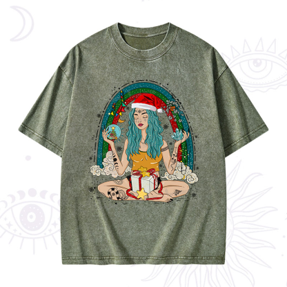 Purplehecate Christmas I'm The Queen Of All My Dreams Washed T-Shirt