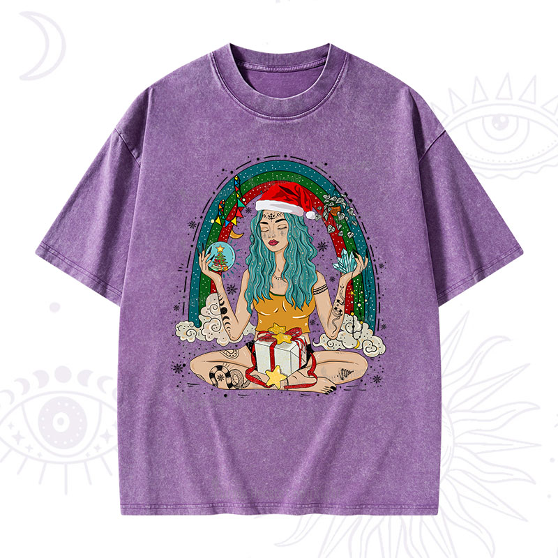 Purplehecate Christmas I'm The Queen Of All My Dreams Washed T-Shirt