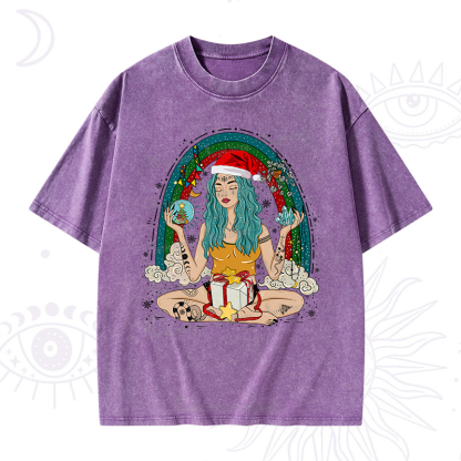 Purplehecate Christmas I'm The Queen Of All My Dreams Washed T-Shirt