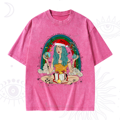 Purplehecate Christmas I'm The Queen Of All My Dreams Washed T-Shirt