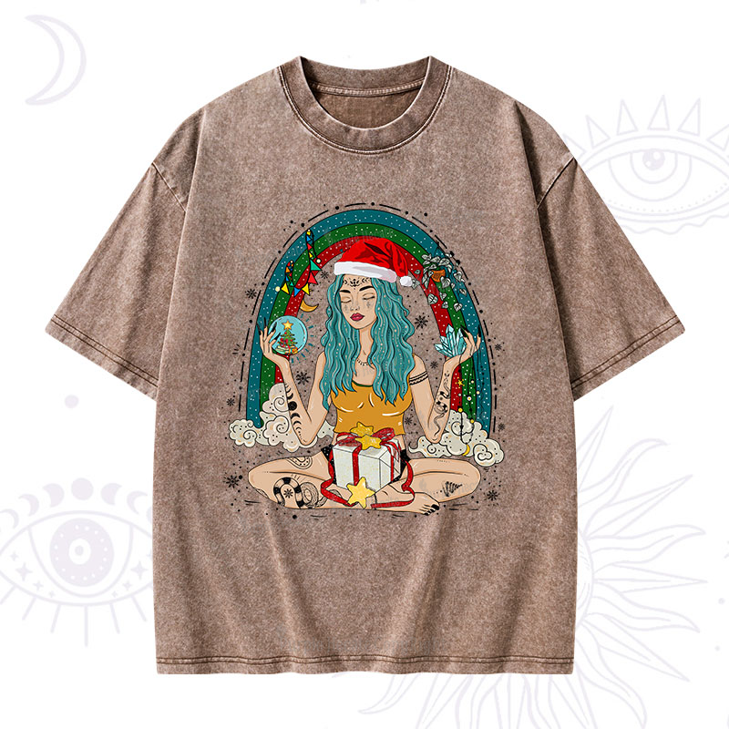 Purplehecate Christmas I'm The Queen Of All My Dreams Washed T-Shirt