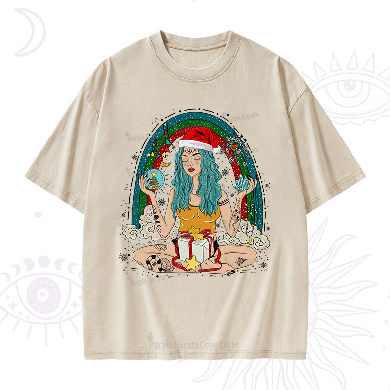 Purplehecate Christmas I'm The Queen Of All My Dreams Washed T-Shirt