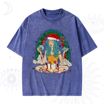 Purplehecate Christmas I'm The Queen Of All My Dreams Washed T-Shirt