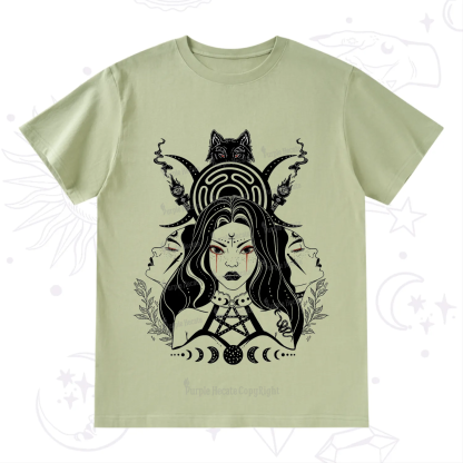 Purplehecate The Triple Moon Goddess Hecate T-Shirt