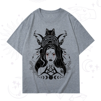 Purplehecate The Triple Moon Goddess Hecate T-Shirt