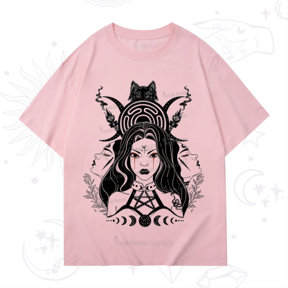 Purplehecate The Triple Moon Goddess Hecate T-Shirt