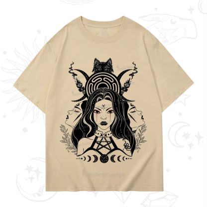 Purplehecate The Triple Moon Goddess Hecate T-Shirt