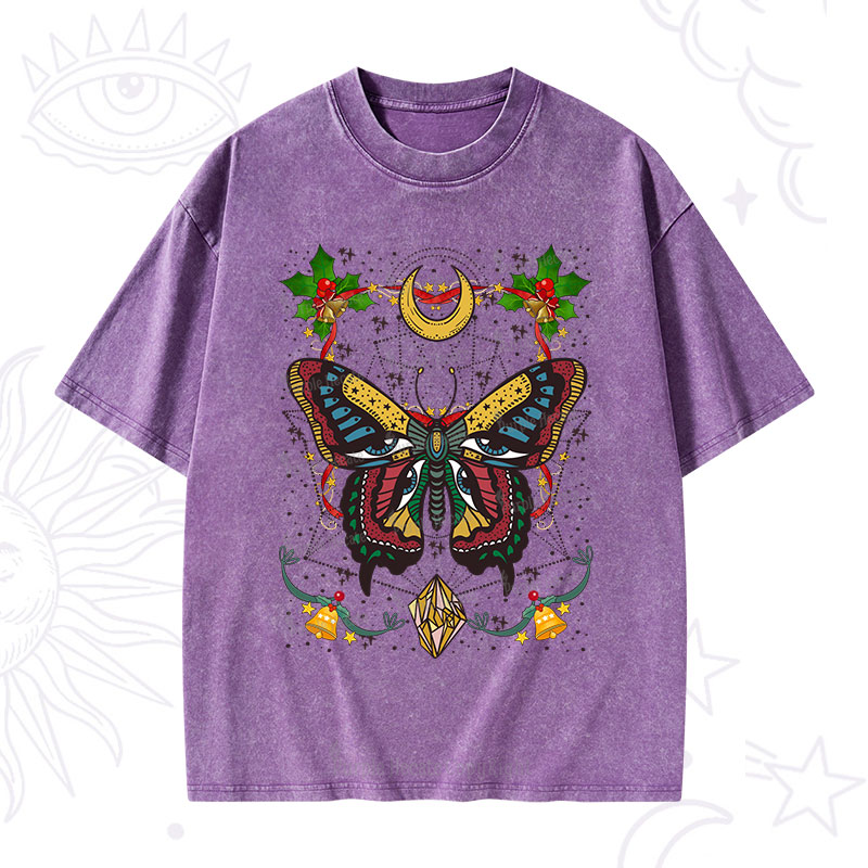 Purplehecate Christmas I Am Opening Washed T-Shirt