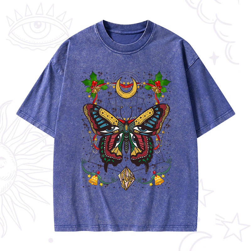 Purplehecate Christmas I Am Opening Washed T-Shirt