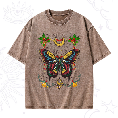 Purplehecate Christmas I Am Opening Washed T-Shirt