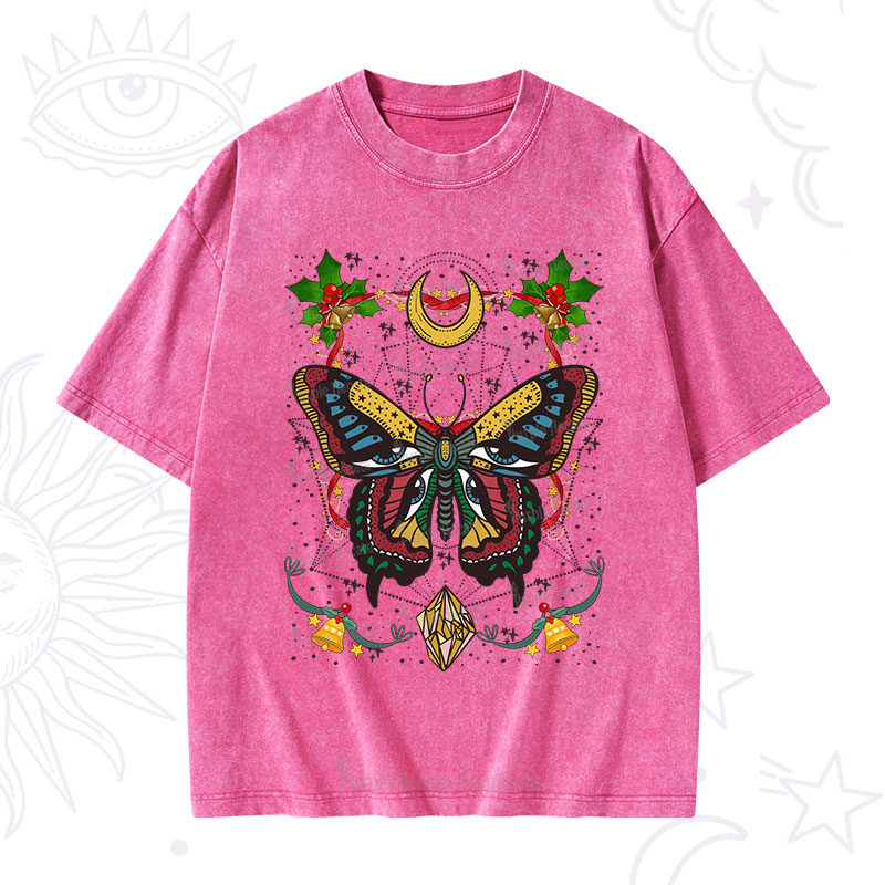 Purplehecate Christmas I Am Opening Washed T-Shirt