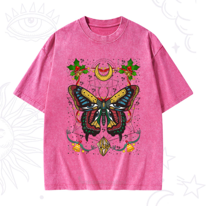 Purplehecate Christmas I Am Opening Washed T-Shirt