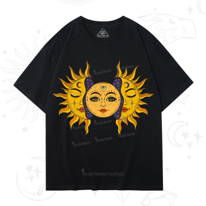 Purplehecate Celestial Twin Suns T-Shirt
