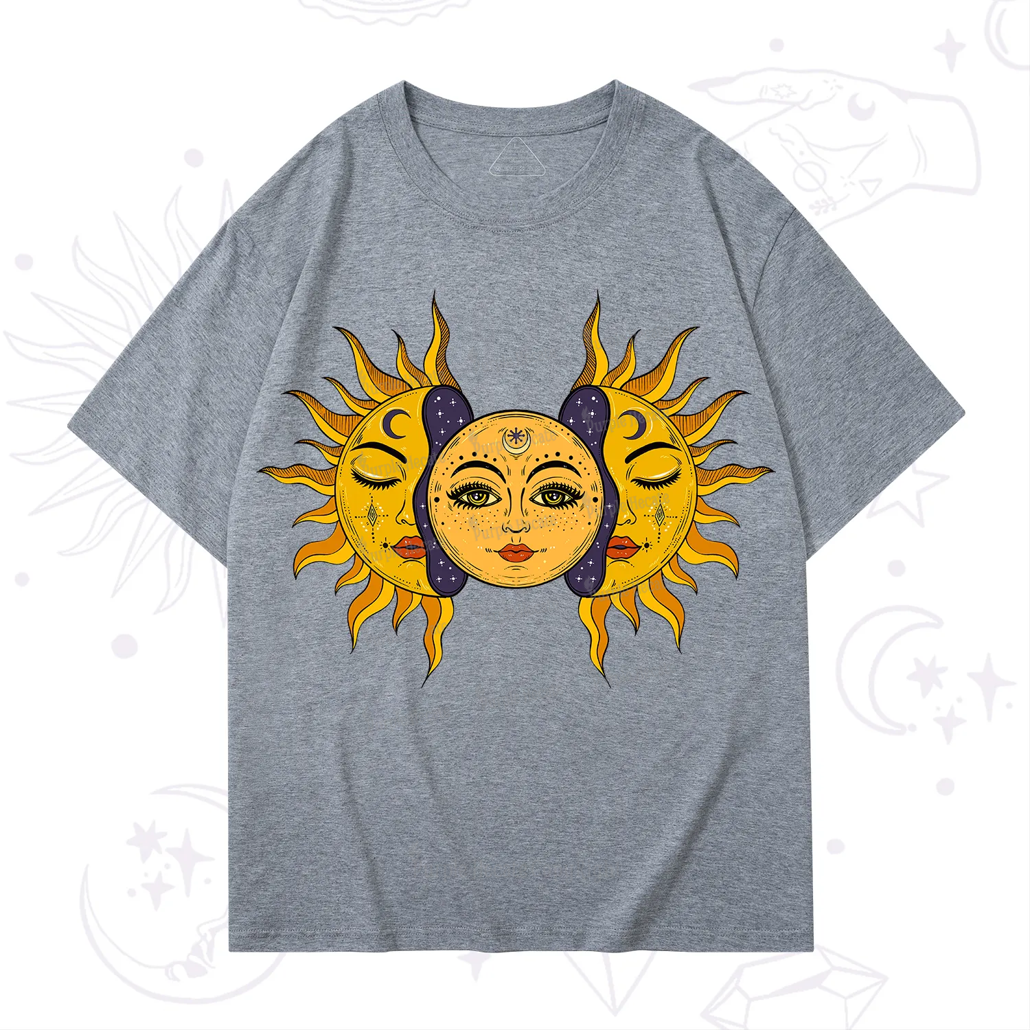 Purplehecate Celestial Twin Suns T-Shirt