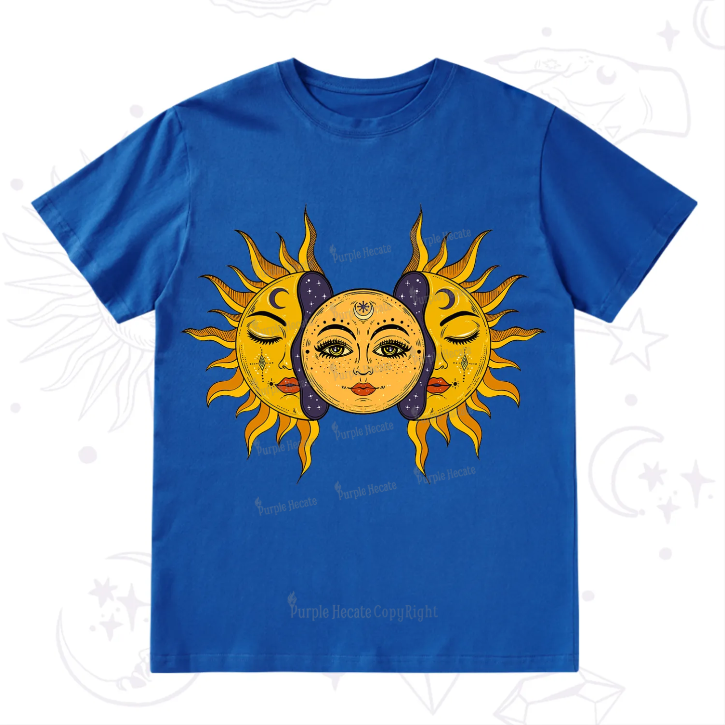 Purplehecate Celestial Twin Suns T-Shirt