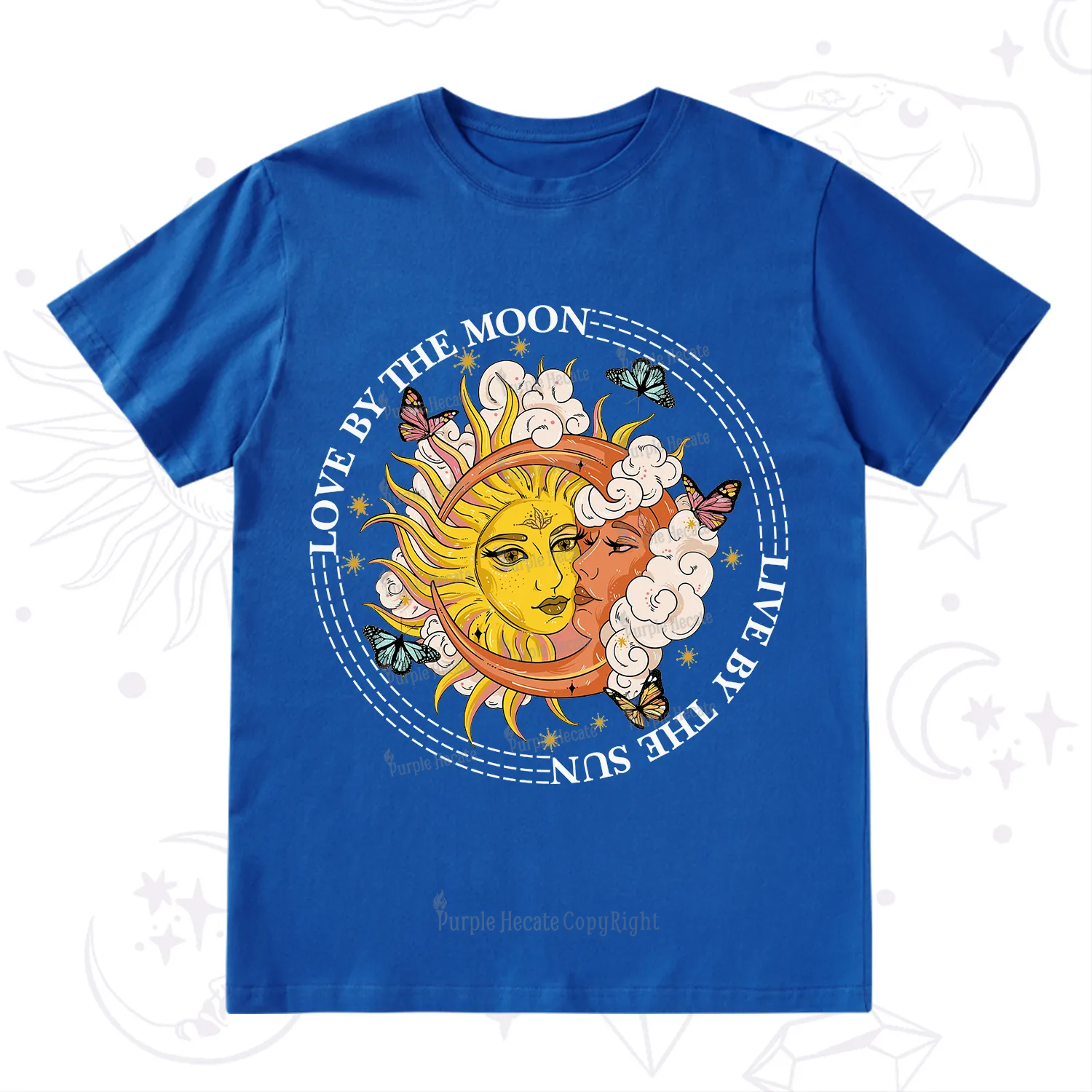Purplehecate Live By The Sun Love By The Moon T-Shirt