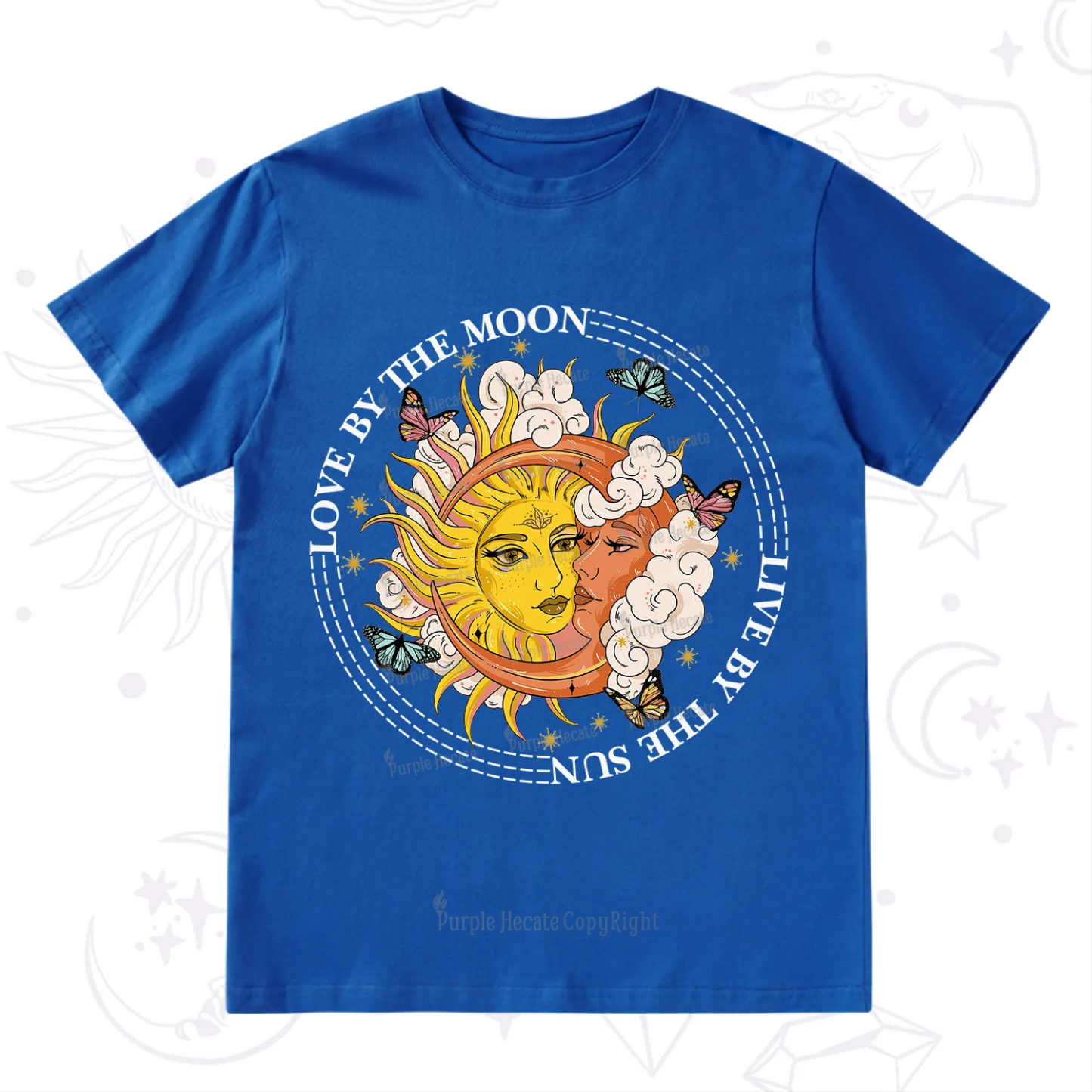 Purplehecate Live By The Sun Love By The Moon T-Shirt