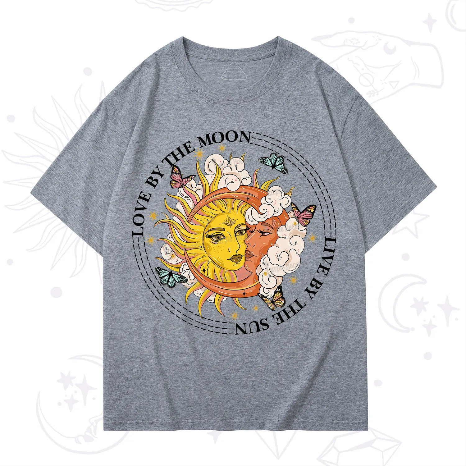 Purplehecate Live By The Sun Love By The Moon T-Shirt