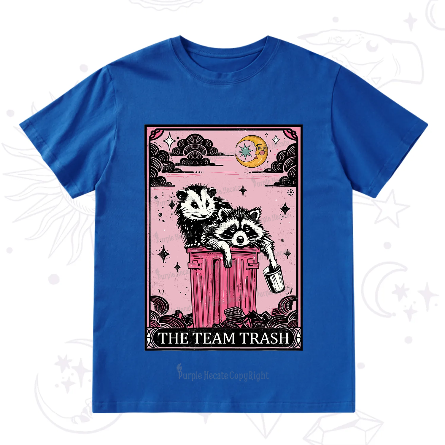 Purplehecate The Team Trash Raccoon & Possum Tarot T-Shirt