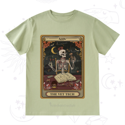 Purplehecate The Vet Tech Skeleton Tarot T-Shirt