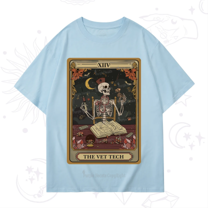 Purplehecate The Vet Tech Skeleton Tarot T-Shirt