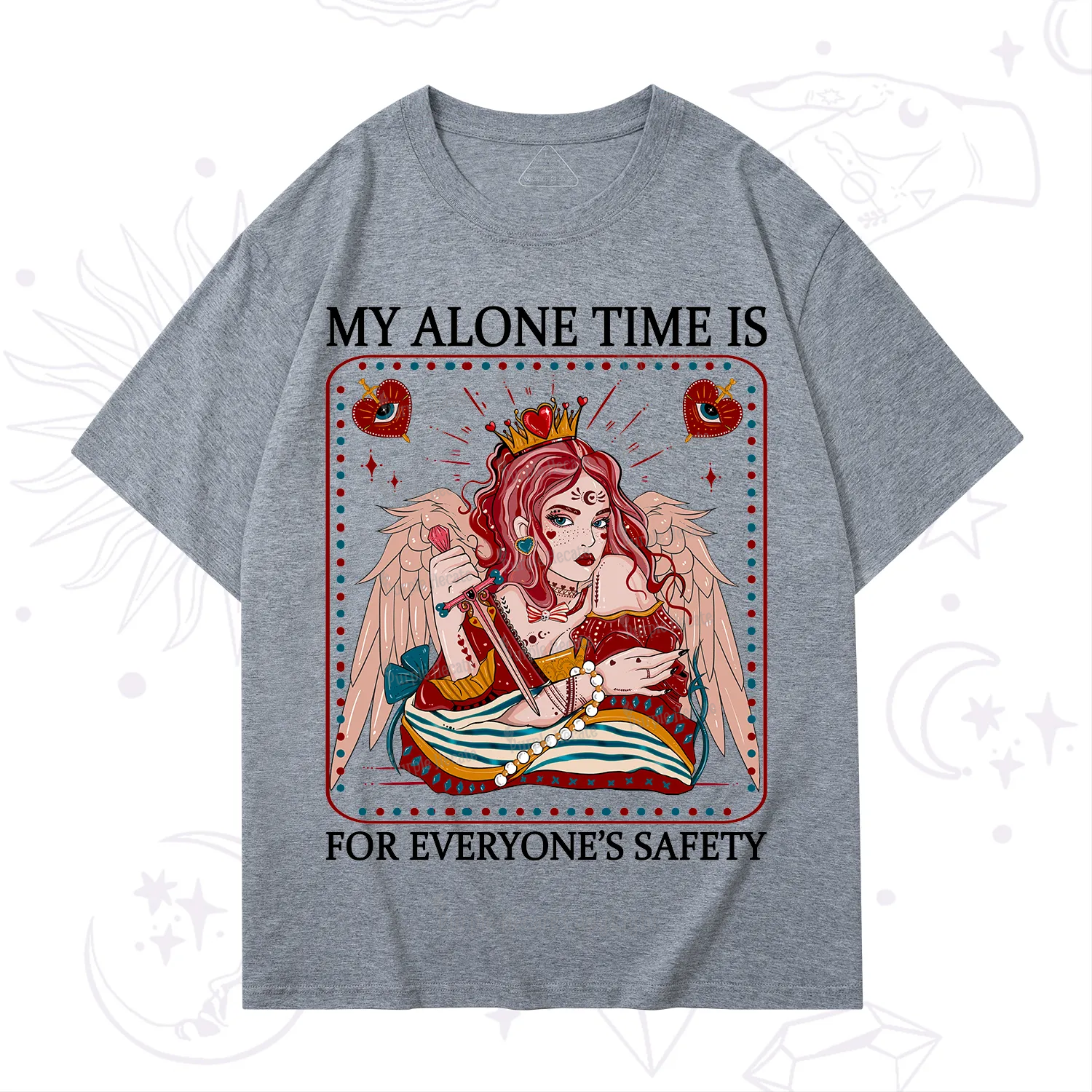 Purplehecate My Alone Time Is For Everyone's Safety T-Shirt