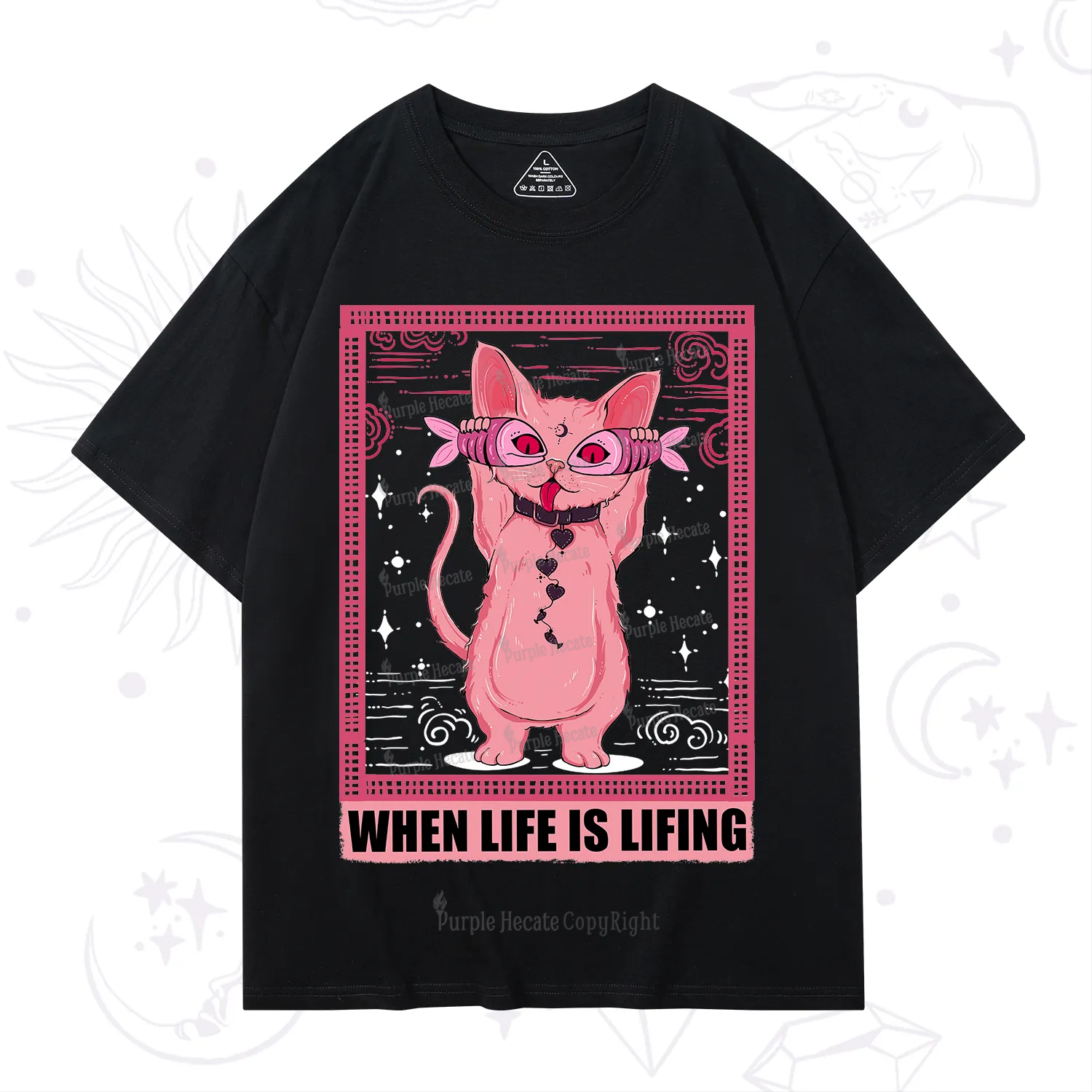 Purplehecate When Life Is Lifting T-Shirt