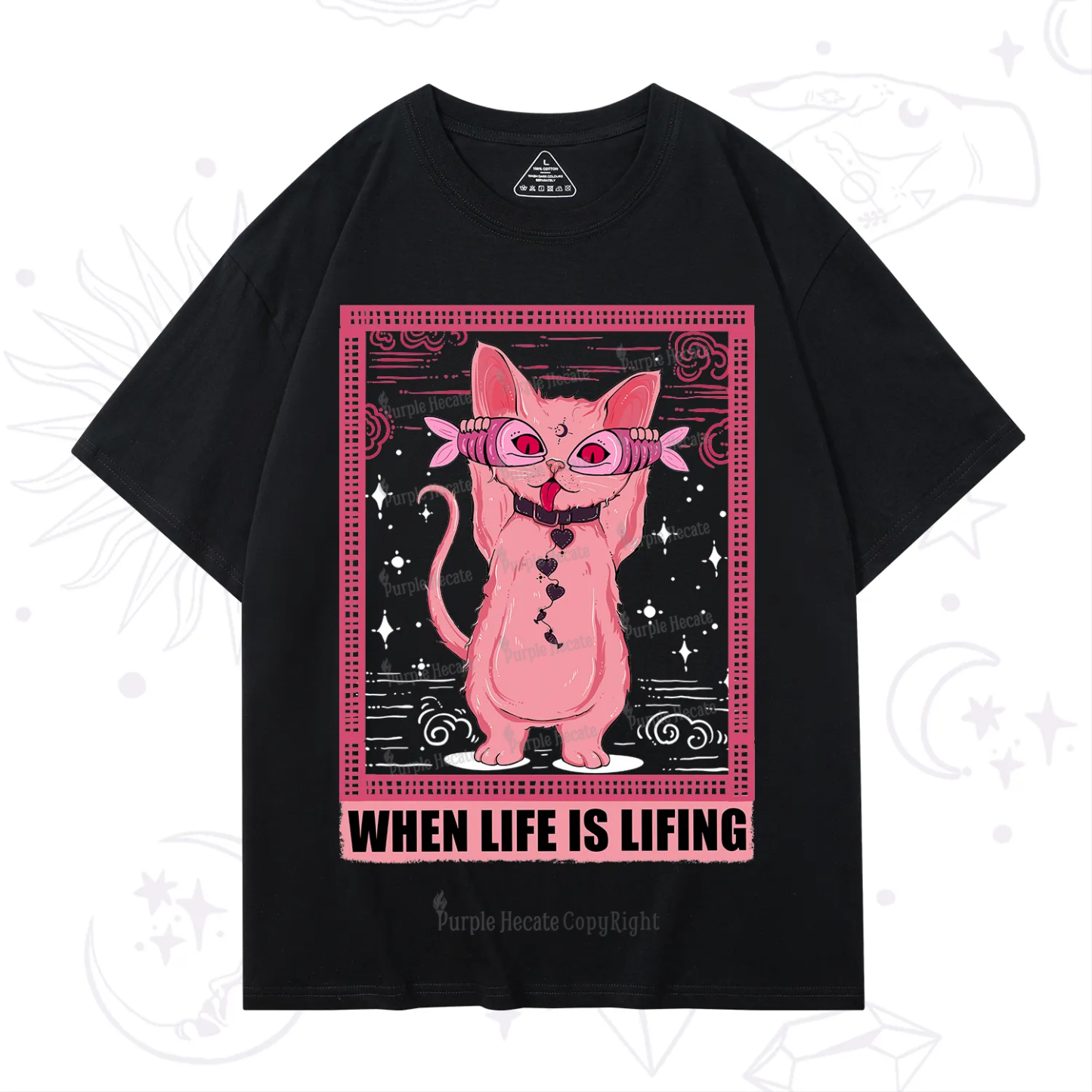 Purplehecate When Life Is Lifting T-Shirt