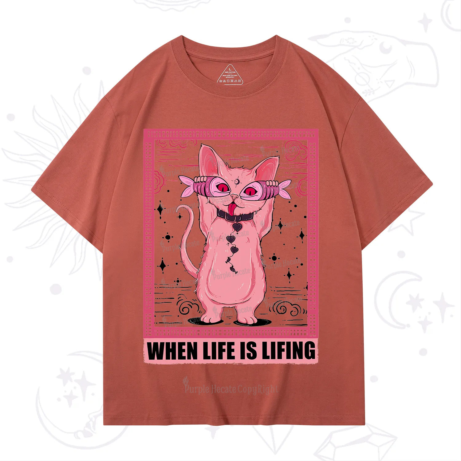 Purplehecate When Life Is Lifting T-Shirt