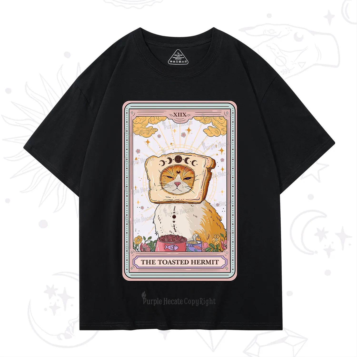 Purplehecate The Toasted Hermit Tarot T-Shirt