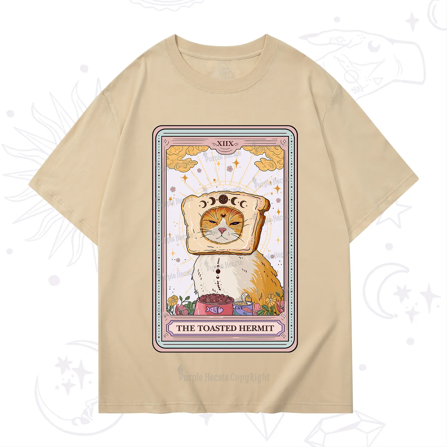 Purplehecate The Toasted Hermit Tarot T-Shirt