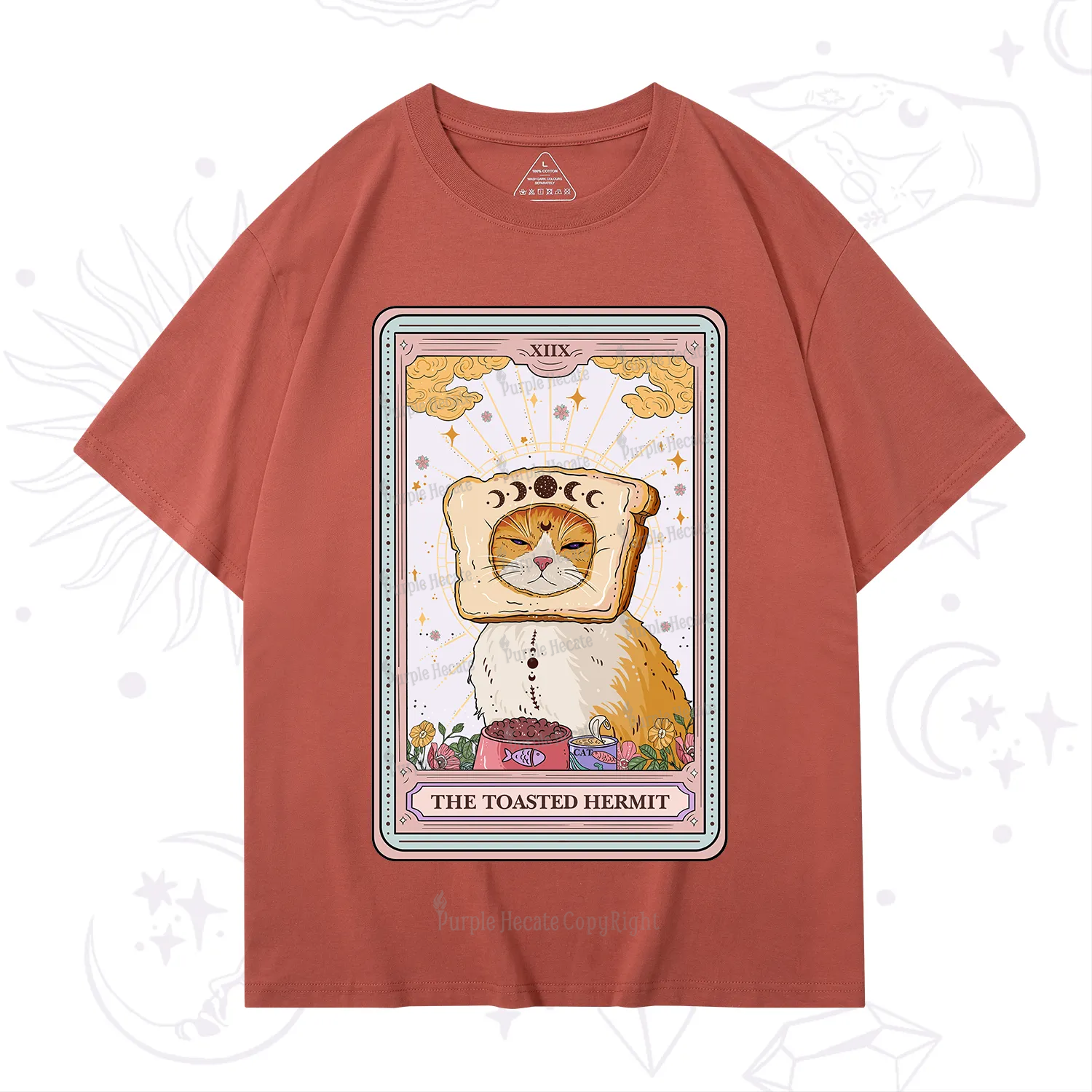 Purplehecate The Toasted Hermit Tarot T-Shirt