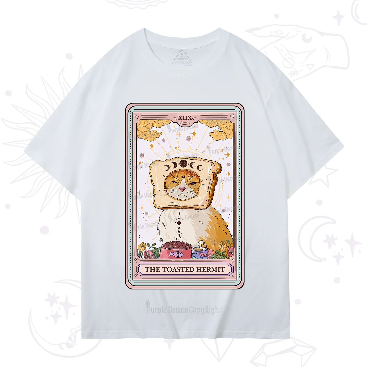 Purplehecate The Toasted Hermit Tarot T-Shirt