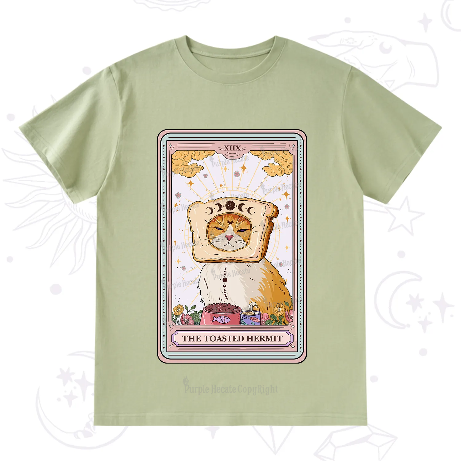 Purplehecate The Toasted Hermit Tarot T-Shirt