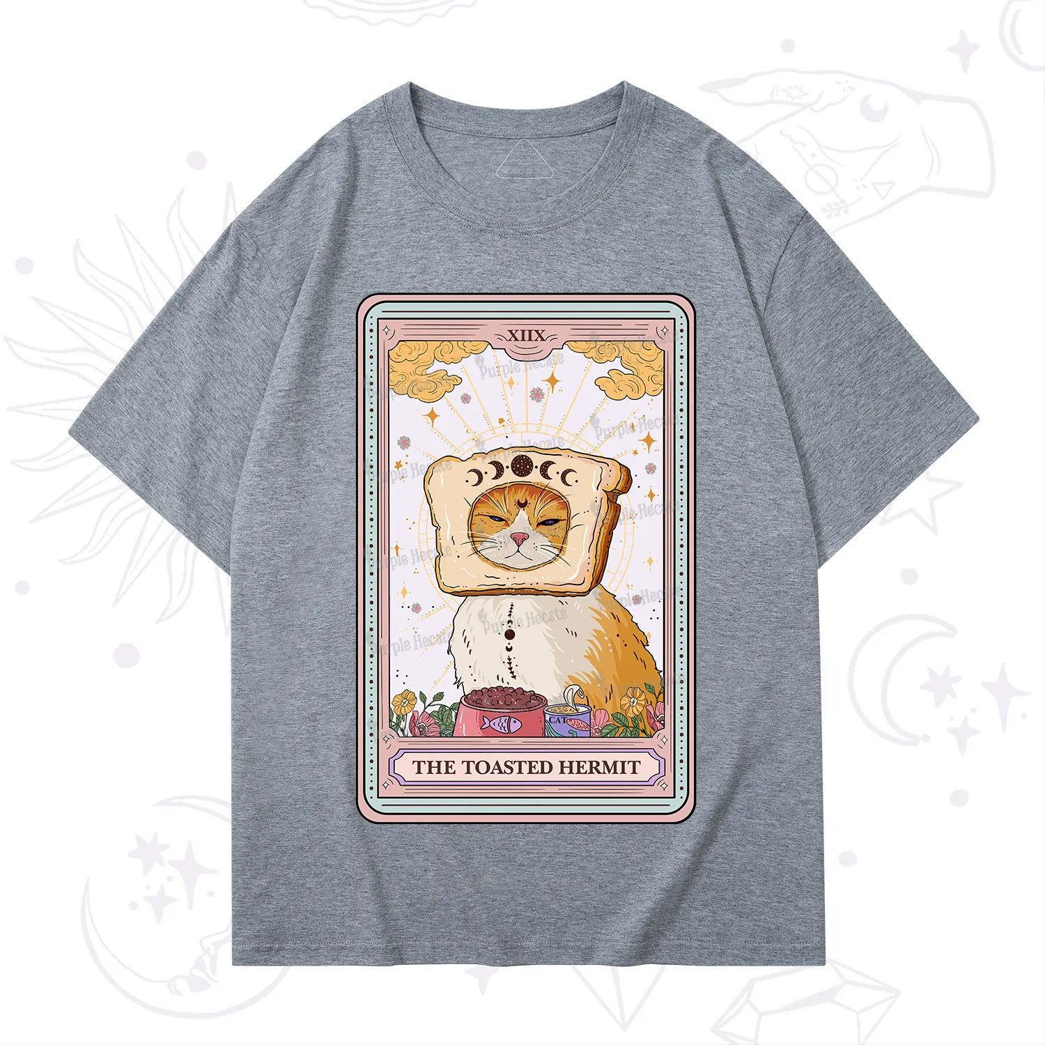 Purplehecate The Toasted Hermit Tarot T-Shirt