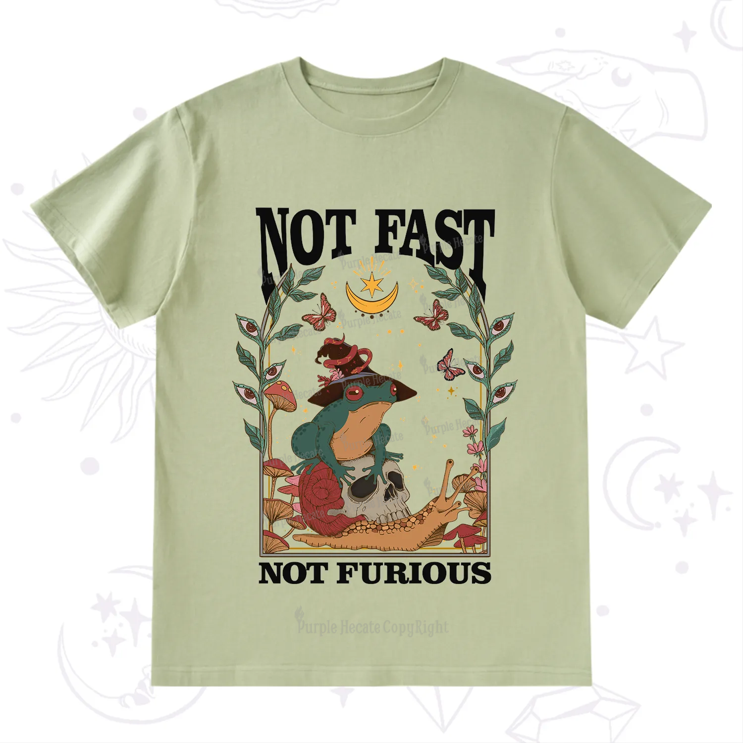 Purplehecate Not Fast Not Furious T-Shirt