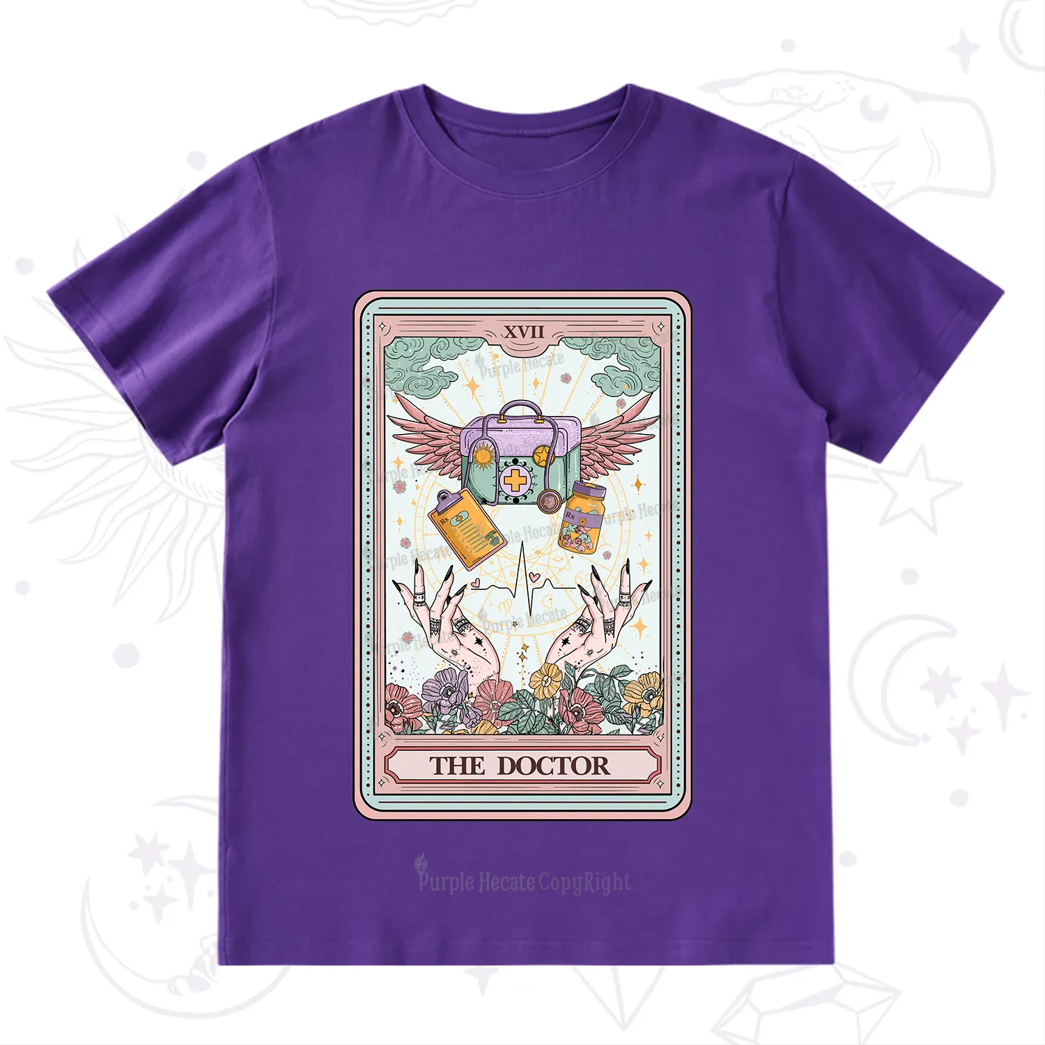 Purplehecate The Doctor Tarot T-Shirt