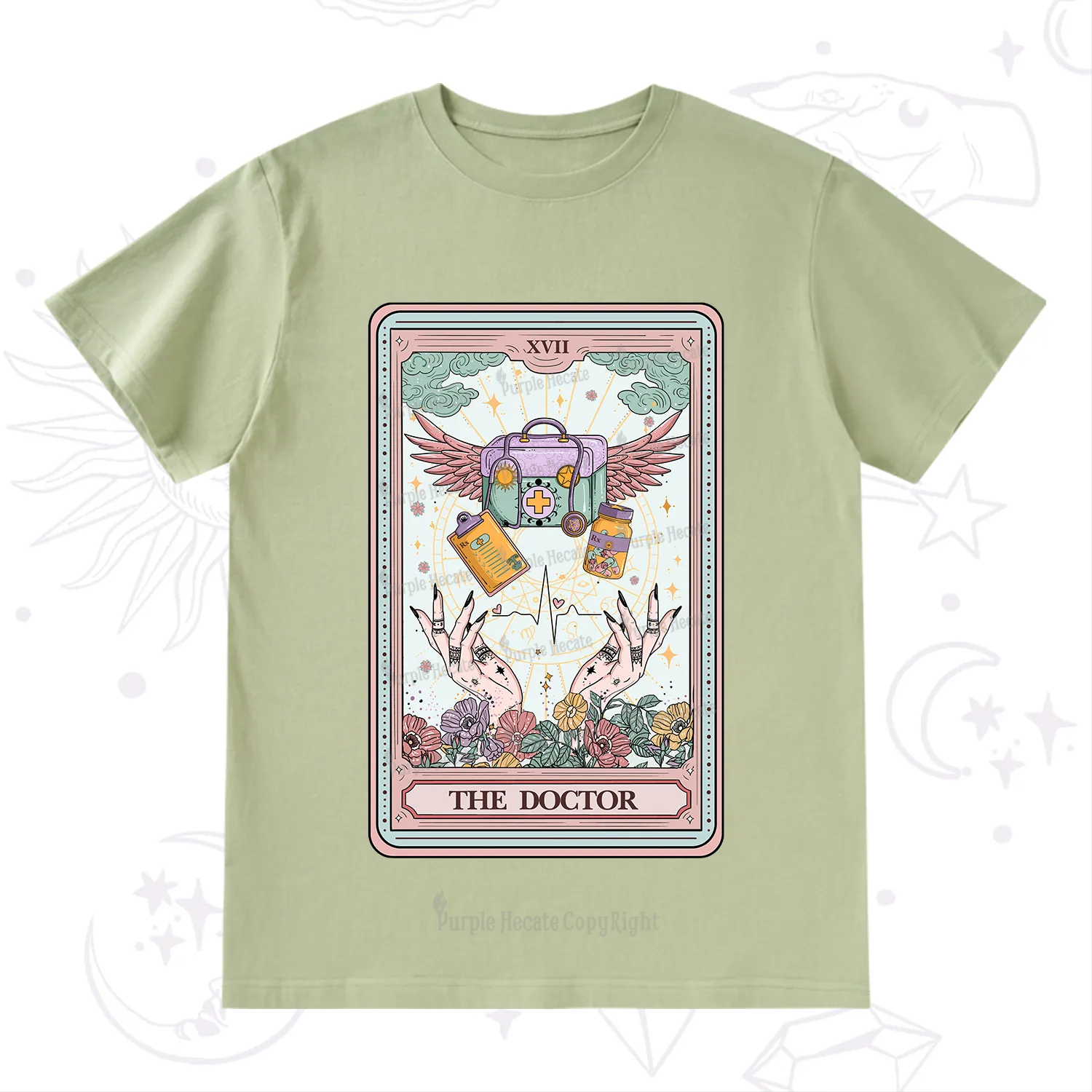 Purplehecate The Doctor Tarot T-Shirt