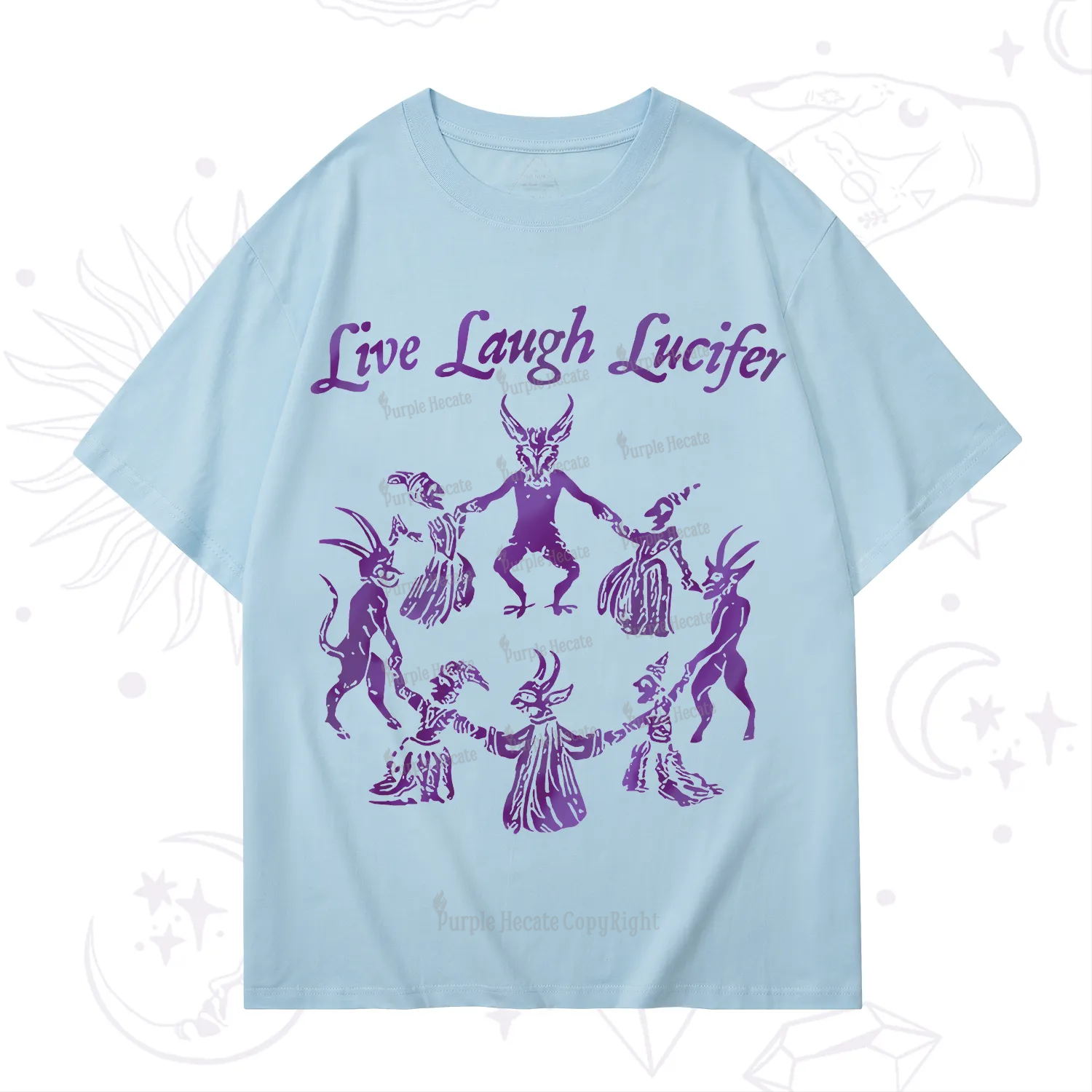 Purplehecate Live Laugh Lucifer Satanic T-Shirt