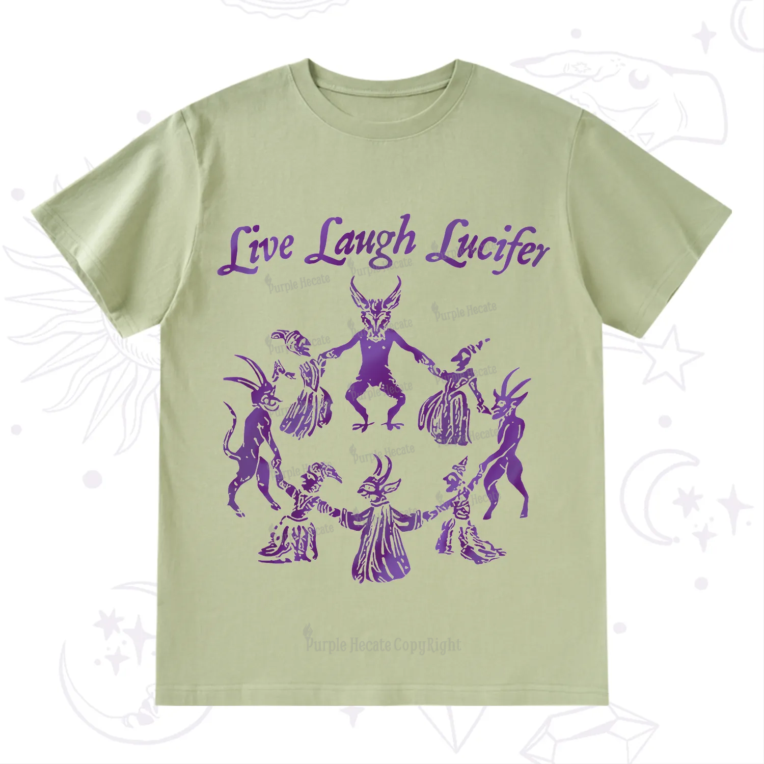 Purplehecate Live Laugh Lucifer Satanic T-Shirt